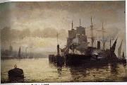 unknow artist Seascape, boats, ships and warships. 122 china oil painting reproduction